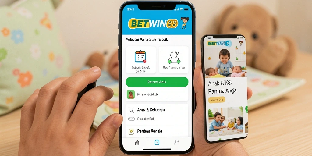 Antarmuka BETWIN88 yang intuitif untuk memantau anak.