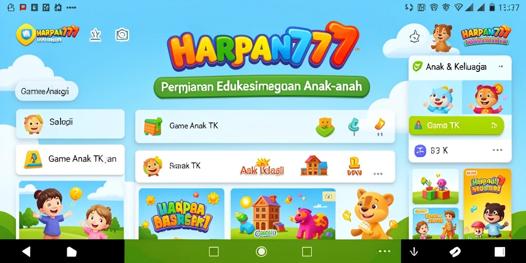 Antarmuka permainan edukatif yang menarik dan interaktif.