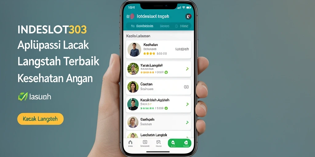 Tampilan antarmuka aplikasi Lacak Langkah INDESLOT303 yang informatif dan menarik.
