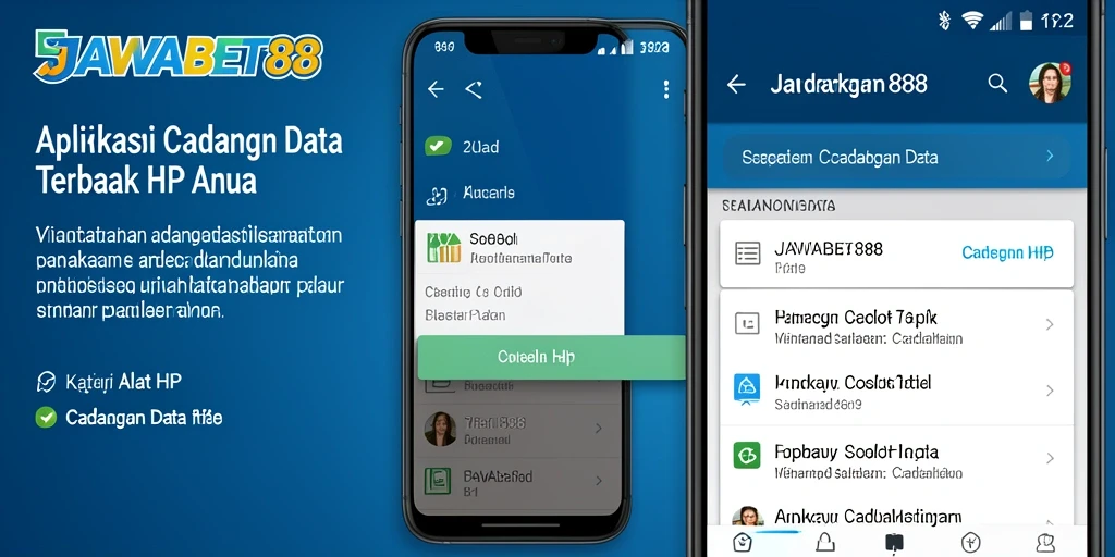 Antarmuka JAWABET88 yang sederhana dan mudah digunakan untuk cadangan data.