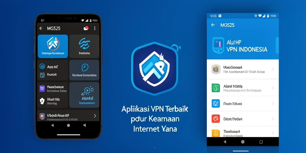 Tampilan antarmuka MG525 dengan fitur VPN yang mudah digunakan.