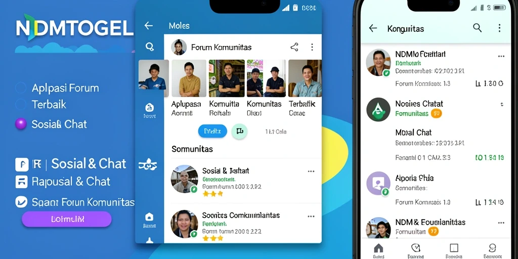 Antarmuka aplikasi Forum Komunitas NDMTOGEL yang menarik dan mudah digunakan.