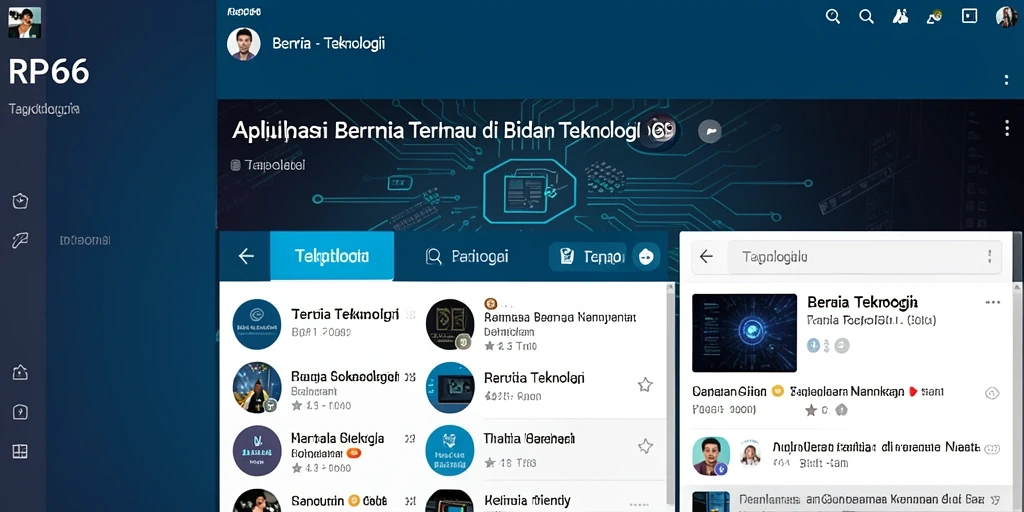 Antarmuka RP66 yang intuitif dan menarik bagi pengguna.